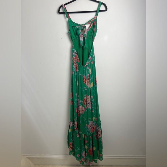 Yumi Kim Tracey Green Floral Maxi Dress Size XS Sold Out  - FLAW - Picture 5 of 16